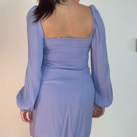 ARITZIA wilfred - Purple Long sleeve Dress (Size 4) - Picture 4 of 6